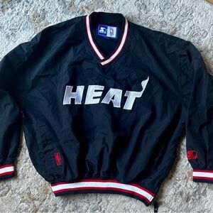 Miami Heat- STARTER pullover jacket. Vintage 90’s Men’s size large